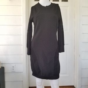 A.L.C stretch Ribbed knit zipper on the back dress
